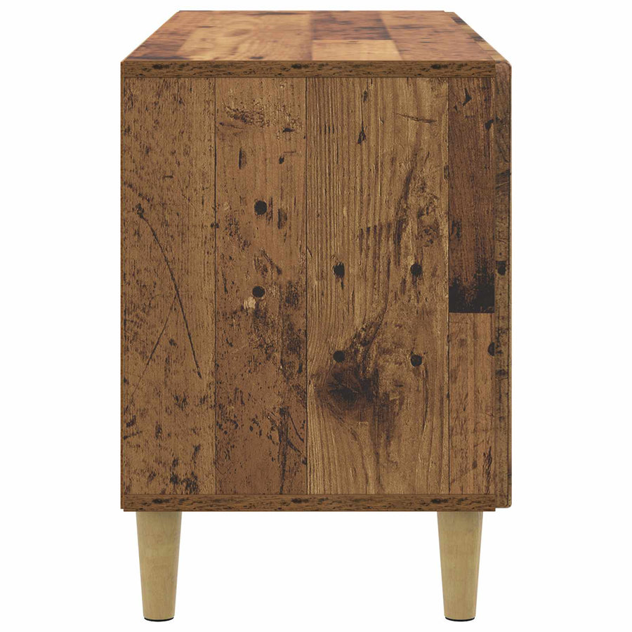 TV-kast Oud hout 99 x 34,5 x 50 cm Bewerkt hout