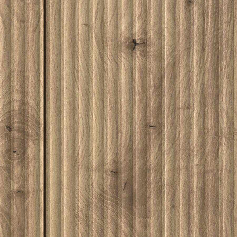 TV-kast Artisanaal eiken 99 x 34,5 x 50 cm Bewerkt hout