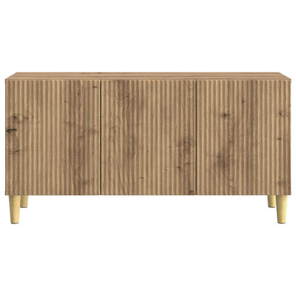 TV-kast Artisanaal eiken 99 x 34,5 x 50 cm Bewerkt hout