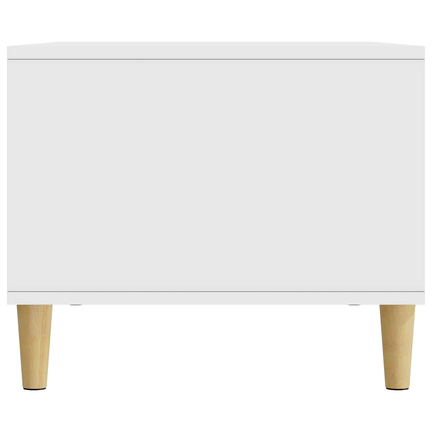 Salontafel Wit 90 x 50 x 40 cm Bewerkt hout
