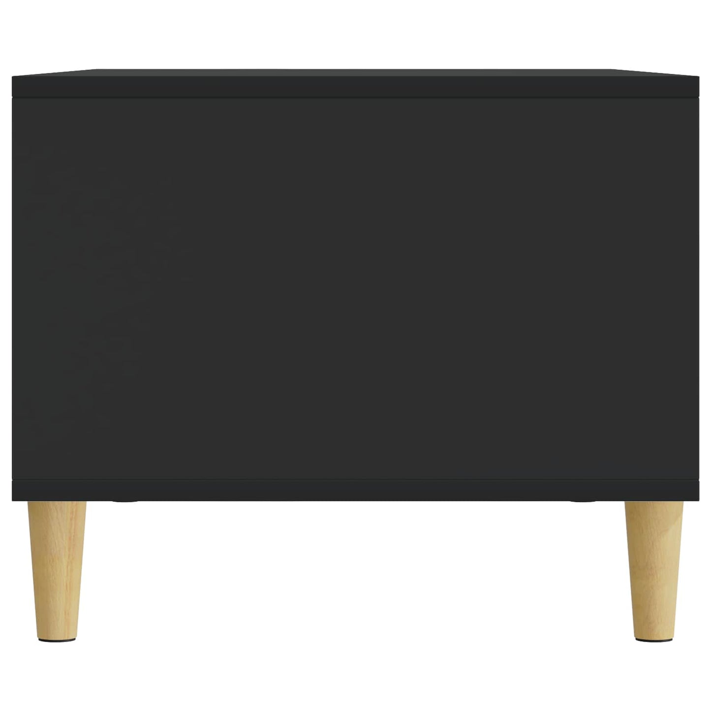 Salontafel Zwart 90 x 50 x 40 cm Bewerkt hout
