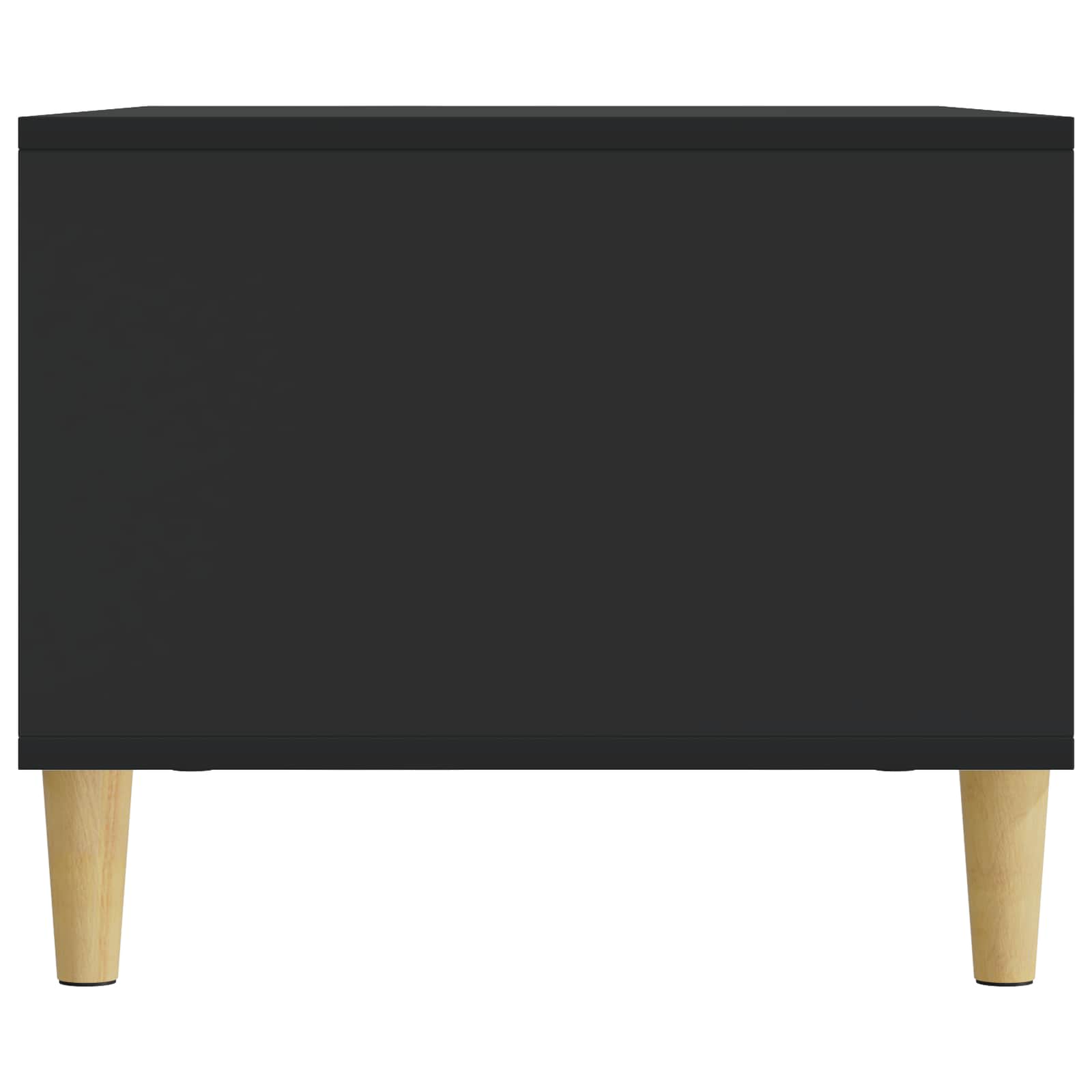 Salontafel Zwart 90 x 50 x 40 cm Bewerkt hout