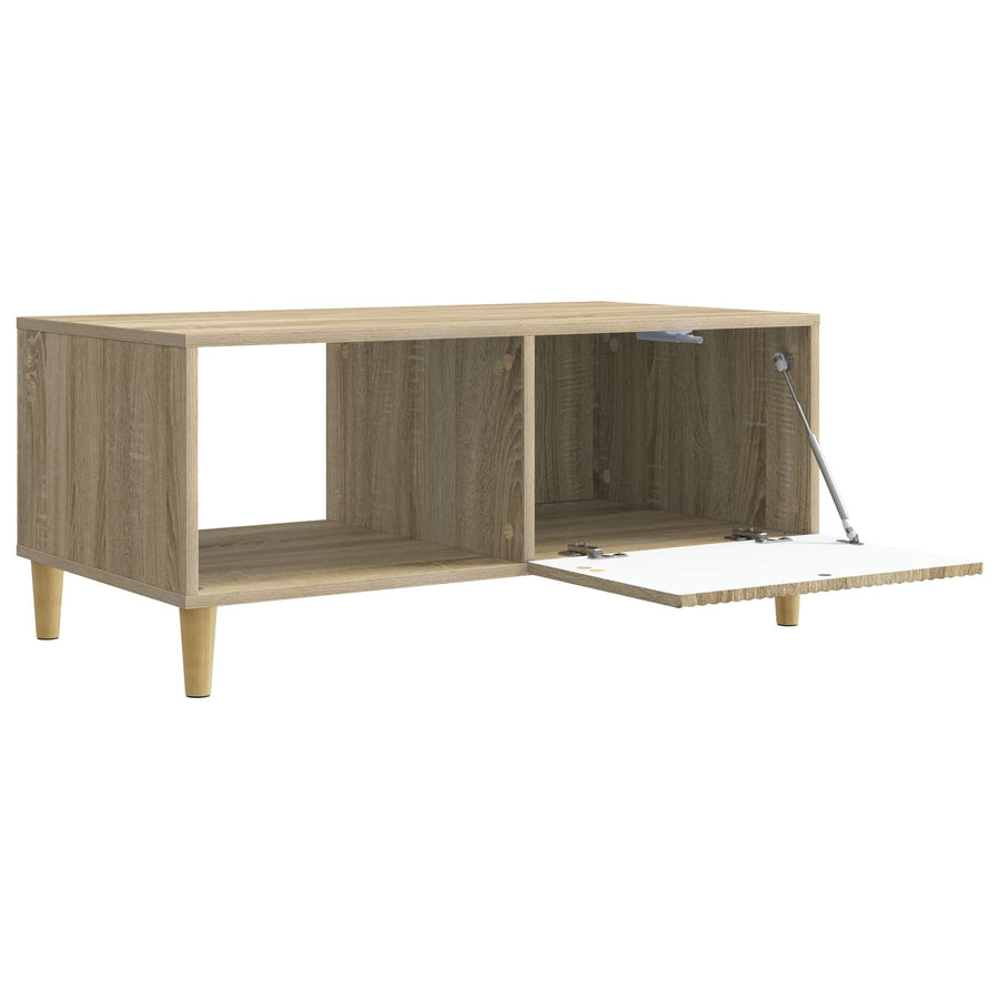 Salontafel Sonoma Eiken 90 x 50 x 40 cm Bewerkt hout