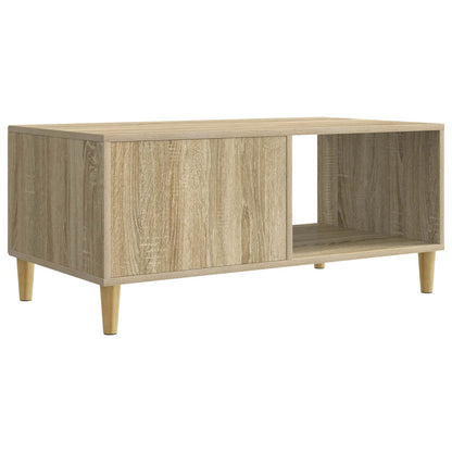 Salontafel Sonoma Eiken 90 x 50 x 40 cm Bewerkt hout