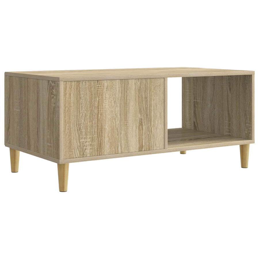 Salontafel Sonoma Eiken 90 x 50 x 40 cm Bewerkt hout