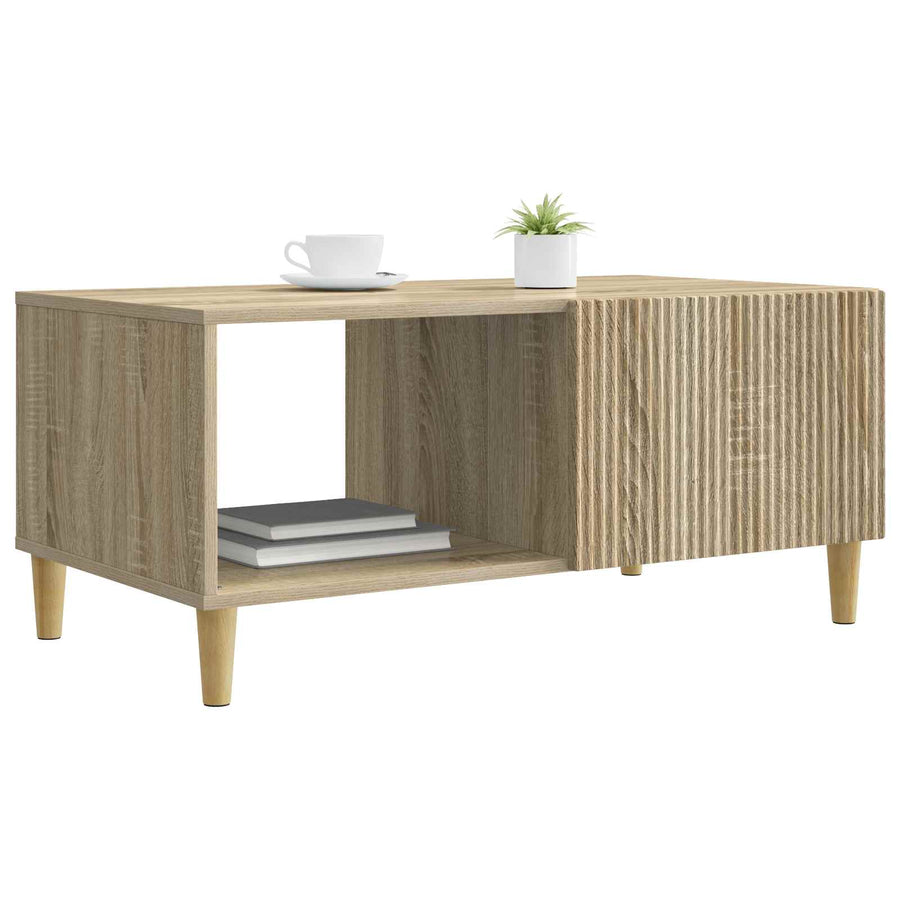Salontafel Sonoma Eiken 90 x 50 x 40 cm Bewerkt hout