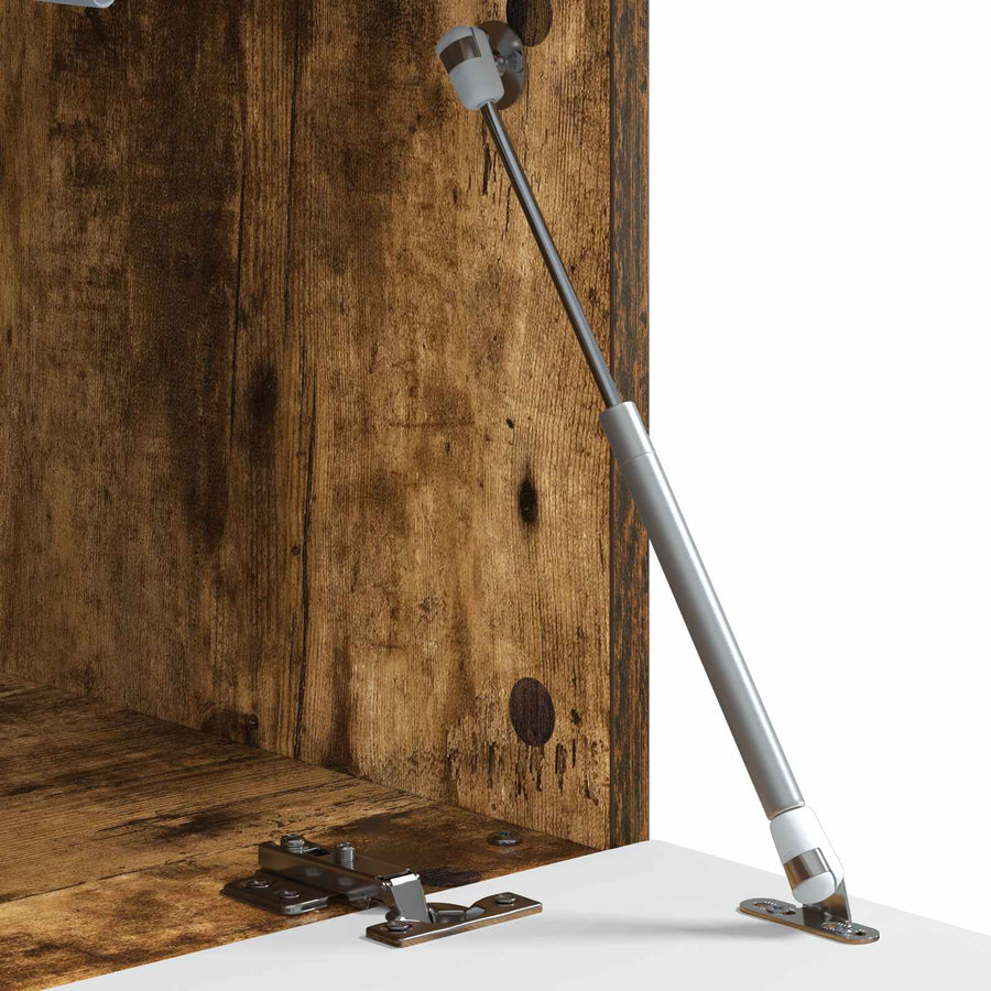 Salontafel Gerookt eiken 90 x 50 x 40 cm Bewerkt hout