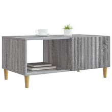 Salontafel Grijs sonoma 90 x 50 x 40 cm Bewerkt hout