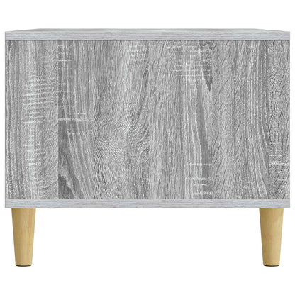Salontafel Grijs sonoma 90 x 50 x 40 cm Bewerkt hout