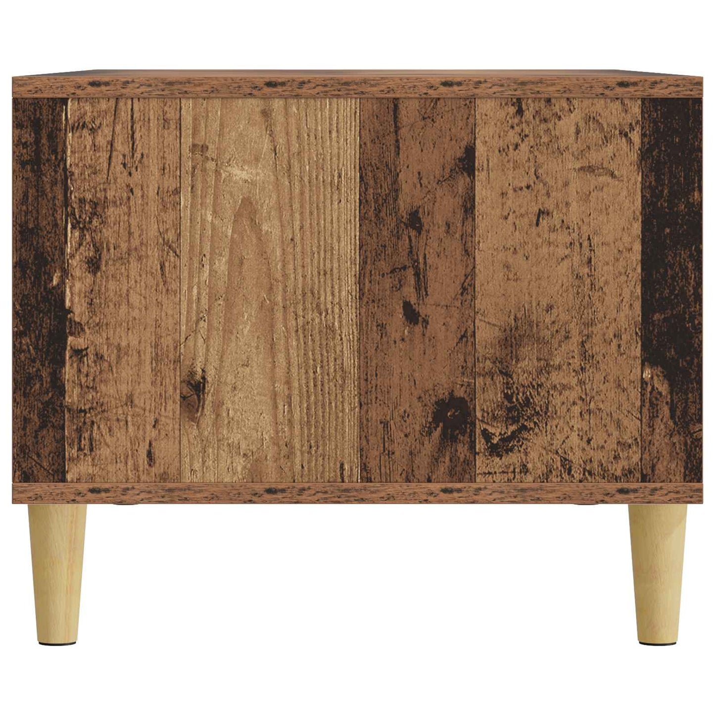 Salontafel Oud hout 90 x 50 x 40 cm Bewerkt hout