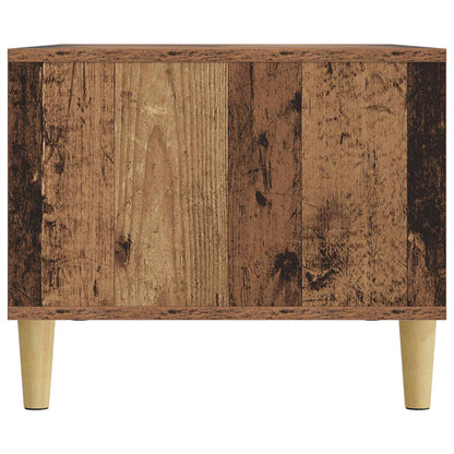 Salontafel Oud hout 90 x 50 x 40 cm Bewerkt hout