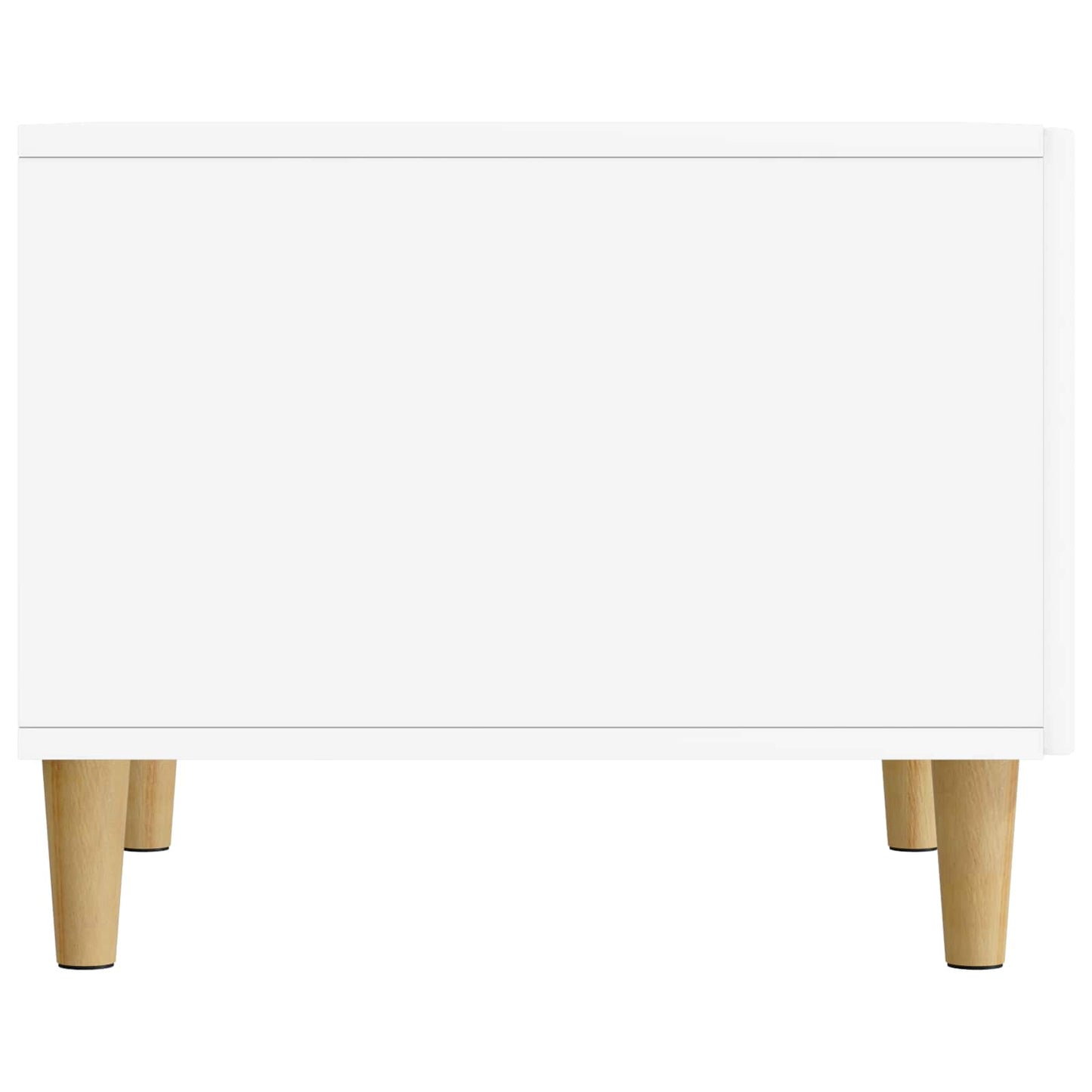 Salontafel met lade Wit 49 x 50 x 40 cm Bewerkt hout