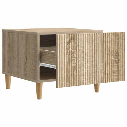 Salontafel met lade Sonoma Eiken 49 x 50 x 40 cm Bewerkt hout