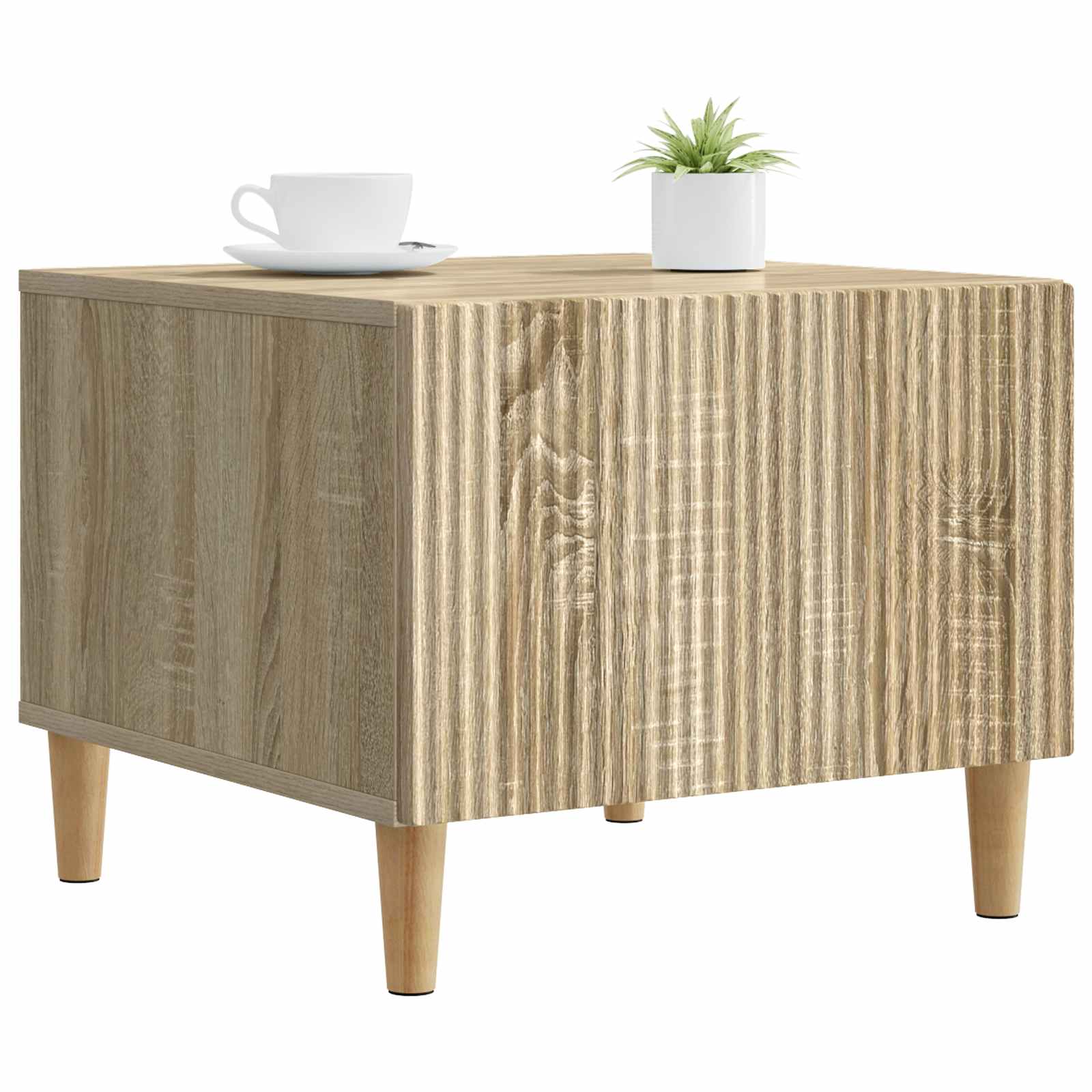 Salontafel met lade Sonoma Eiken 49 x 50 x 40 cm Bewerkt hout
