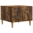 Salontafel 49x50x40 cm gerookt eiken met lade