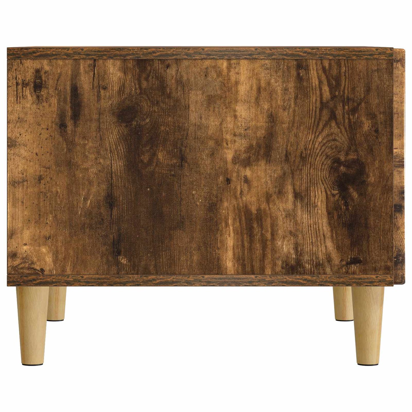 Salontafel met lade Gerookt eiken 49 x 50 x 40 cm Bewerkt hout