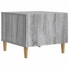 Salontafel met lade 49x50x40 cm grijs bewerkt hout