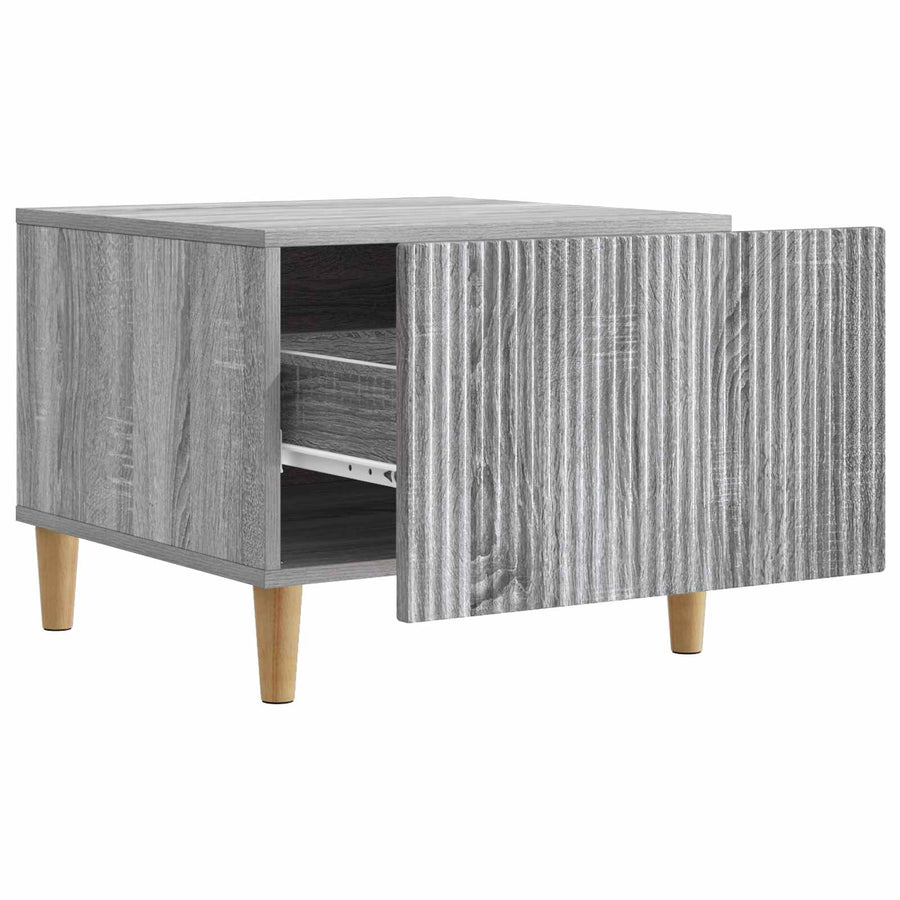 Salontafel met lade Grijs sonoma 49 x 50 x 40 cm Bewerkt hout