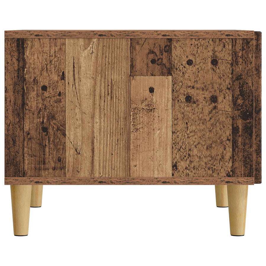 Salontafel met lade Oud hout 49 x 50 x 40 cm Bewerkt hout
