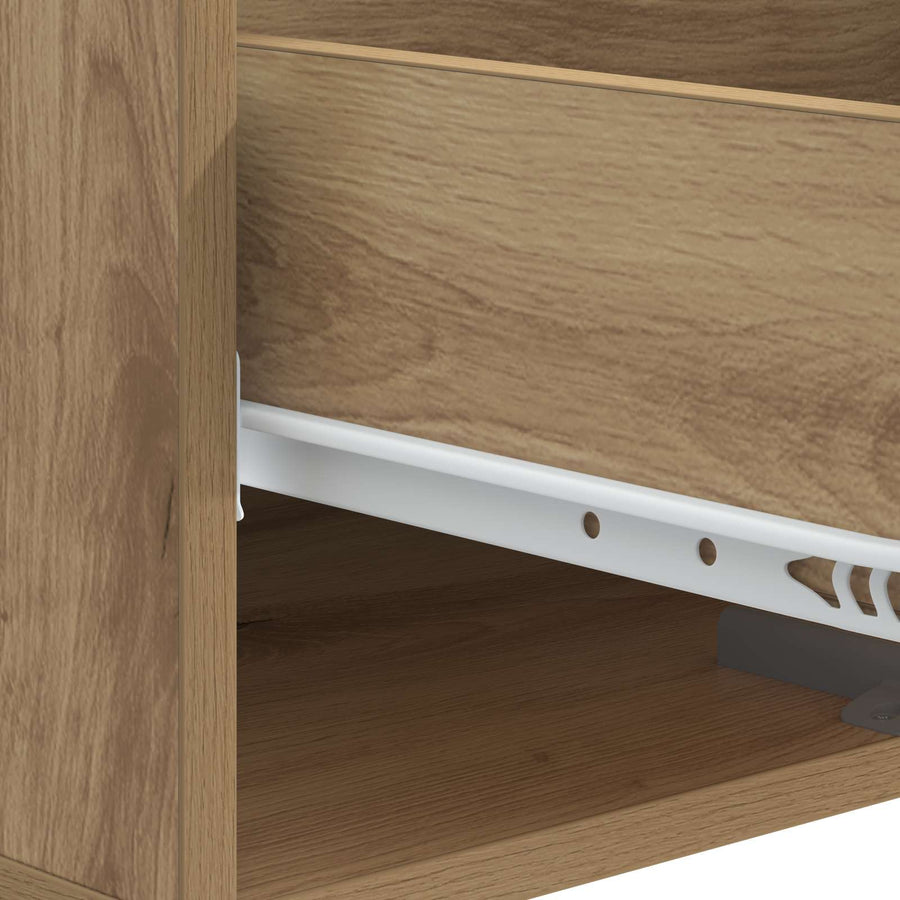 Salontafel Artisanaal eiken 49 x 50 x 40 cm Bewerkt hout