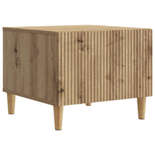 Salontafel Artisanaal eiken 49 x 50 x 40 cm Bewerkt hout