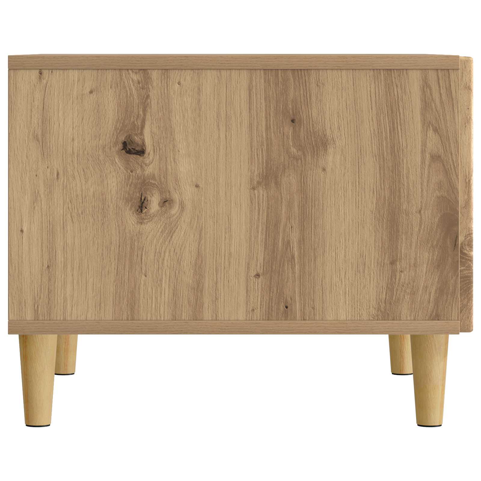 Salontafel Artisanaal eiken 49 x 50 x 40 cm Bewerkt hout