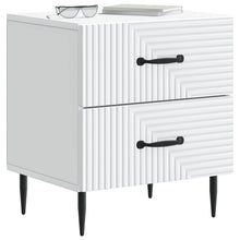 Nachtkastje met lade Wit 43 x 34,5 x 47,5 cm Bewerkt hout