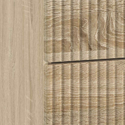 Nachtkastje Sonoma Eiken 43 x 34,5 x 47,5 cm Bewerkt hout
