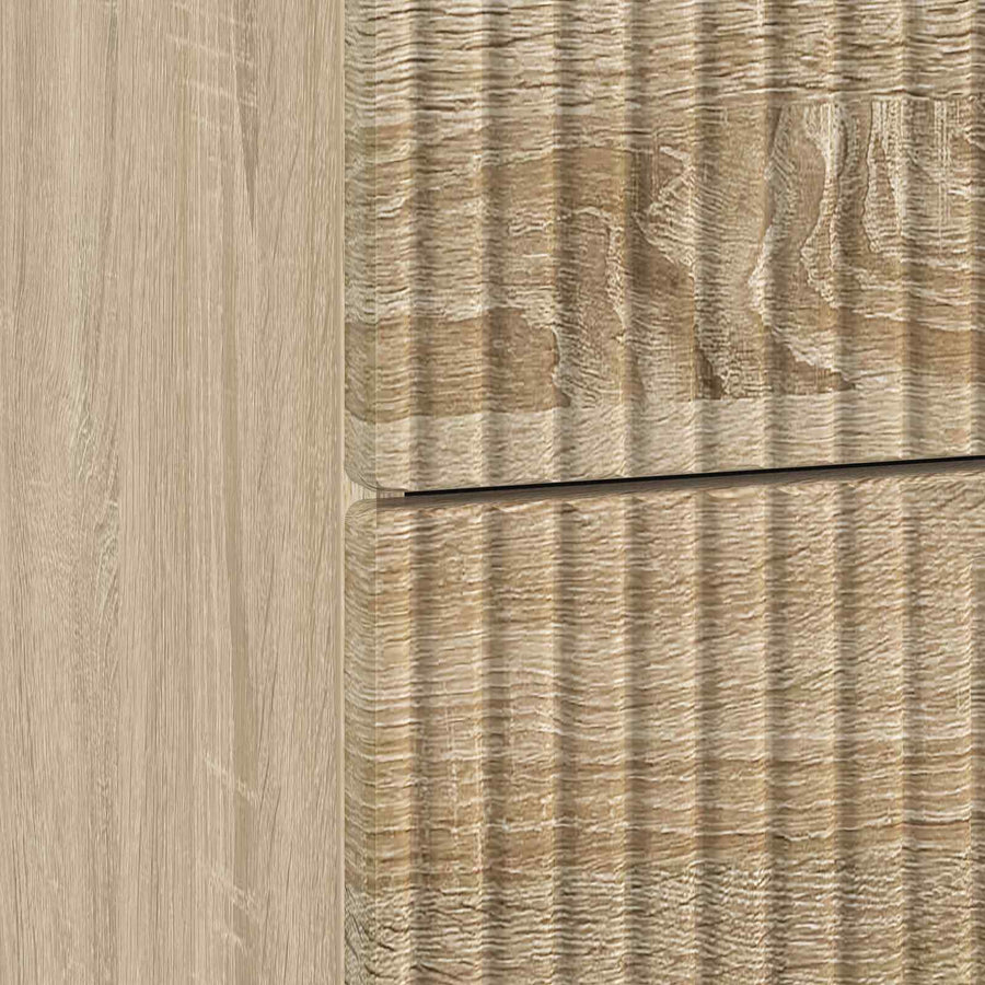 Nachtkastje Sonoma Eiken 43 x 34,5 x 47,5 cm Bewerkt hout