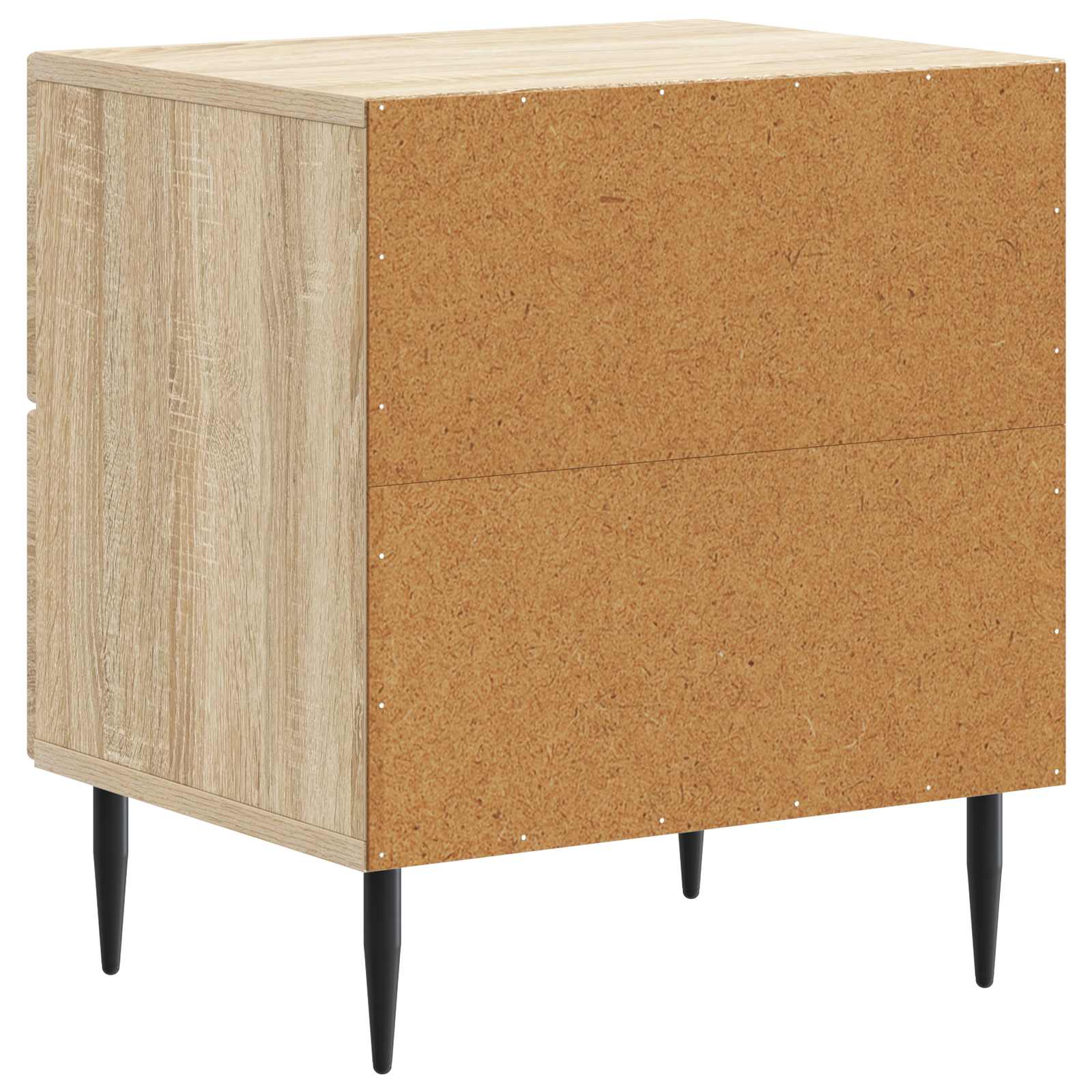 Nachtkastje Sonoma Eiken 43 x 34,5 x 47,5 cm Bewerkt hout