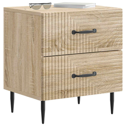 Nachtkastje Sonoma Eiken 43 x 34,5 x 47,5 cm Bewerkt hout