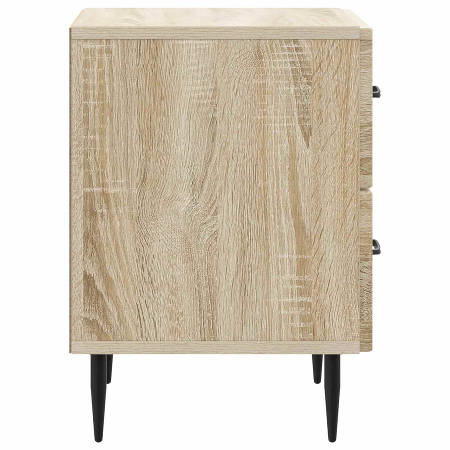 Nachtkastje Sonoma Eiken 43 x 34,5 x 47,5 cm Bewerkt hout