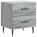 Nachtkastje 43x34,5x47,5 cm grijs sonoma bewerkt hout