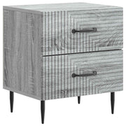 Nachtkastje 43x34,5x47,5 cm grijs sonoma bewerkt hout