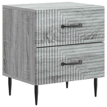 Nachtkastje Grijs sonoma 43 x 34,5 x 47,5 cm Bewerkt hout