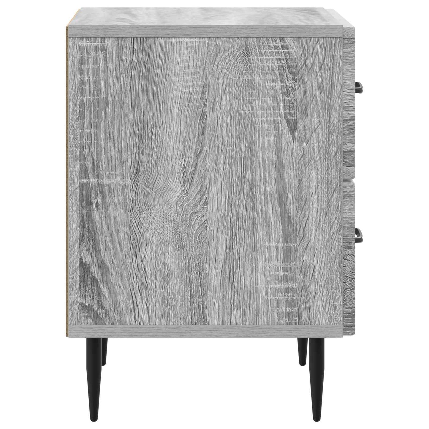 Nachtkastje 2 pcs Grijs sonoma 43 x 34,5 x 47,5 cm Bewerkt hout