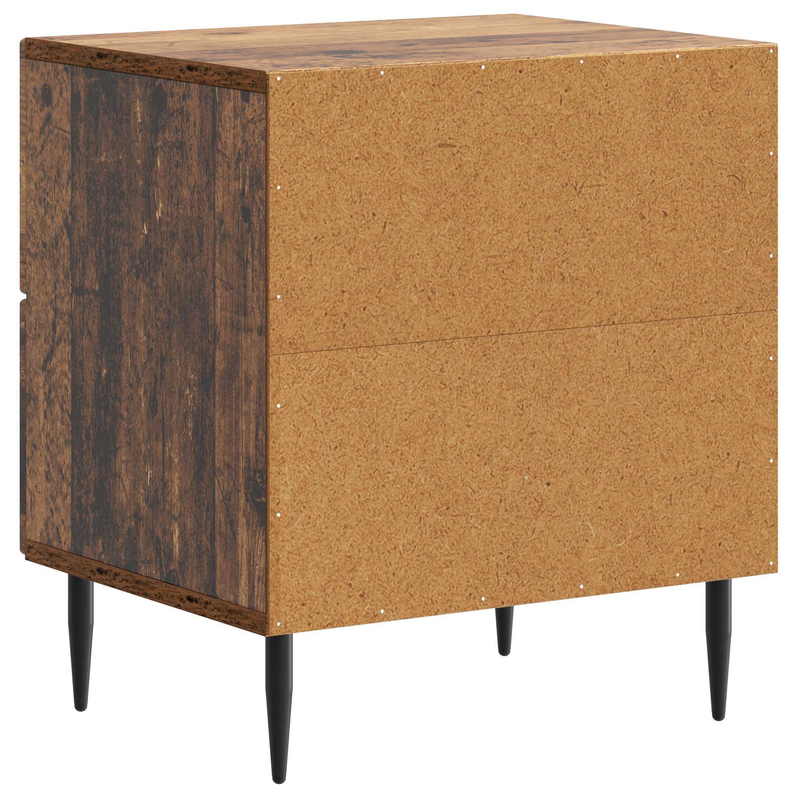 Nachtkastje met lade Oud hout 43 x 34,5 x 47,5 cm Bewerkt hout