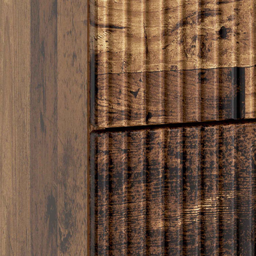 Nachtkastje 2 pcs Oud hout 43 x 34,5 x 47,5 cm Bewerkt hout