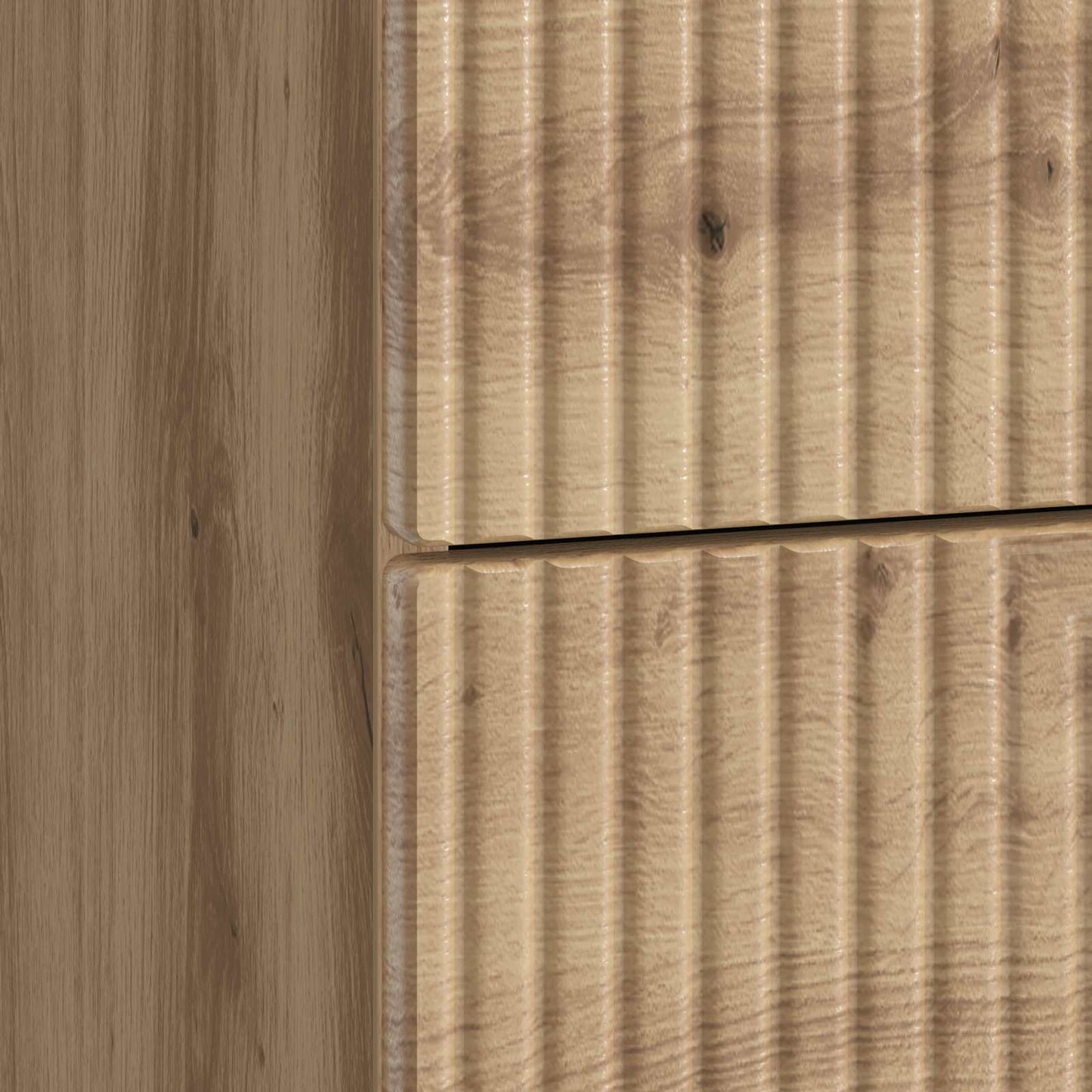 Nachtkastje met lade 2 pcs Artisanaal eiken 43 x 34,5 x 47,5 cm