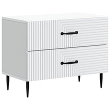 Nachtkastje met lade Wit 62 x 34,5 x 47,5 cm Bewerkt hout