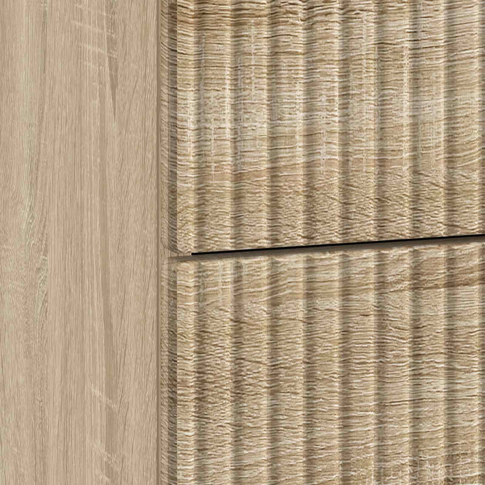 Nachtkastje Sonoma Eiken 62 x 34,5 x 47,5 cm Bewerkt hout
