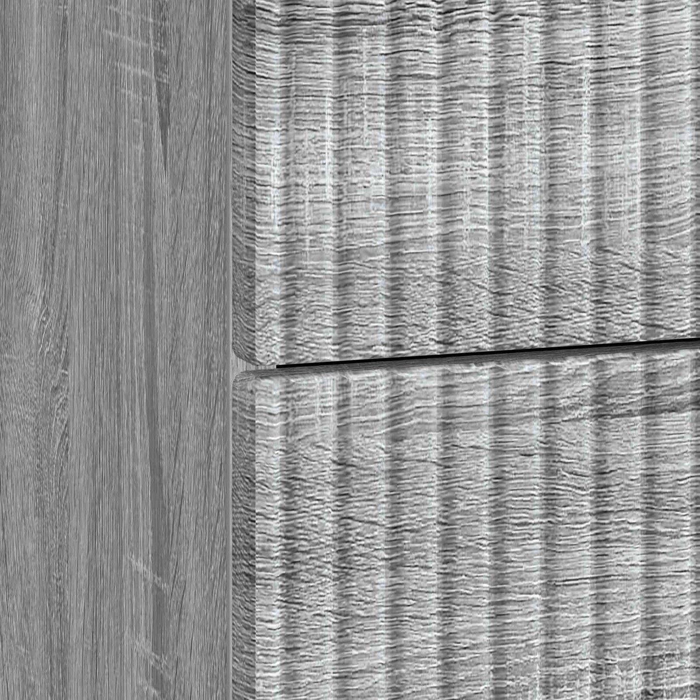 Nachtkastje Grijs sonoma 62 x 34,5 x 47,5 cm Bewerkt hout