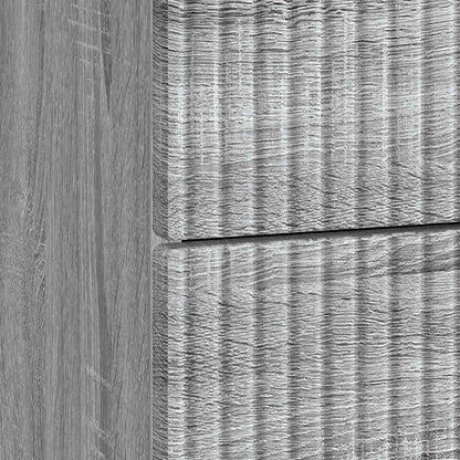 Nachtkastje Grijs sonoma 62 x 34,5 x 47,5 cm Bewerkt hout