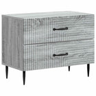 Nachtkastje 62x34,5x47,5 cm grijs sonoma bewerkt hout