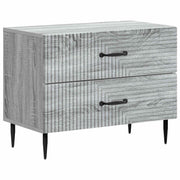 Nachtkastje 62x34,5x47,5 cm grijs sonoma bewerkt hout