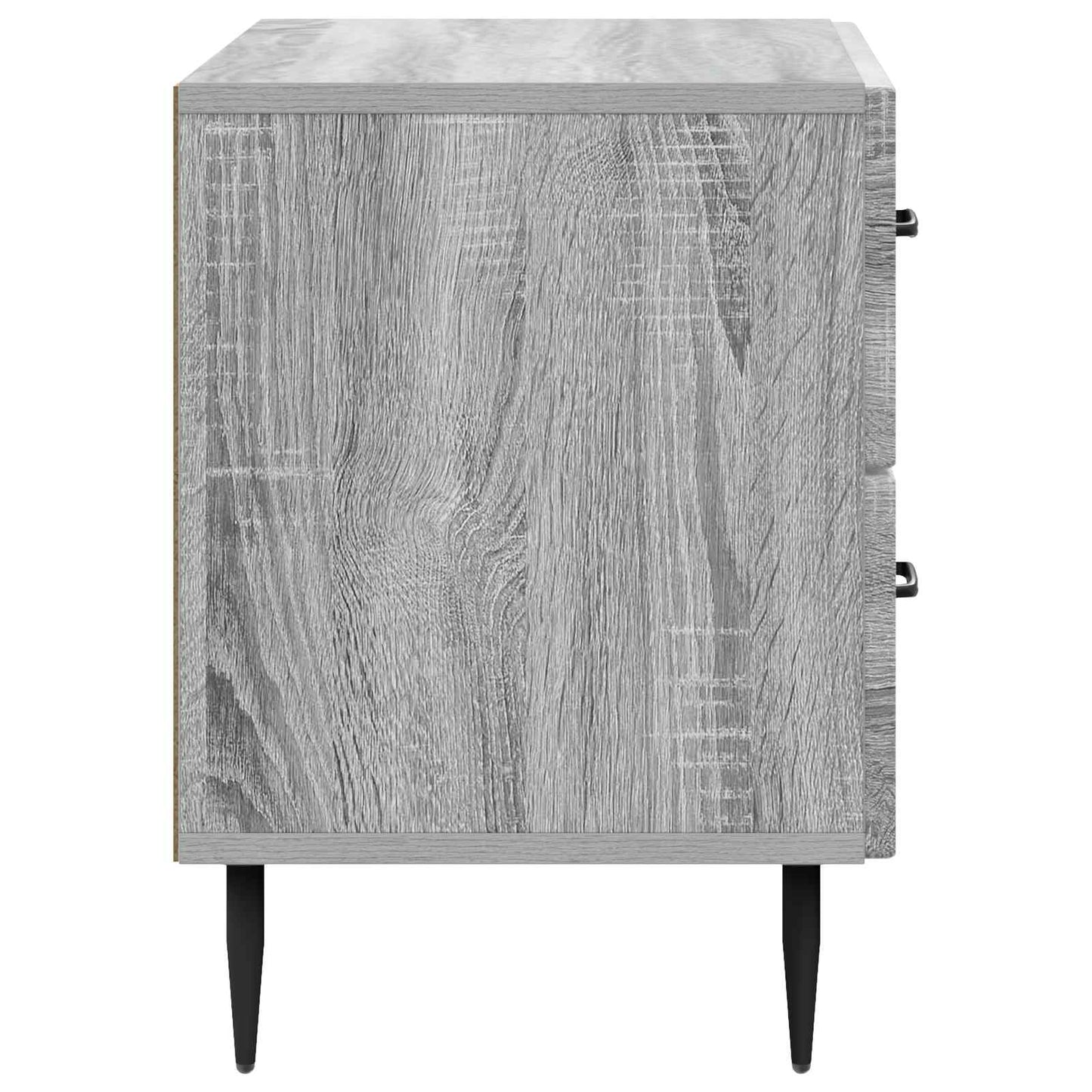 Nachtkastje Grijs sonoma 62 x 34,5 x 47,5 cm Bewerkt hout