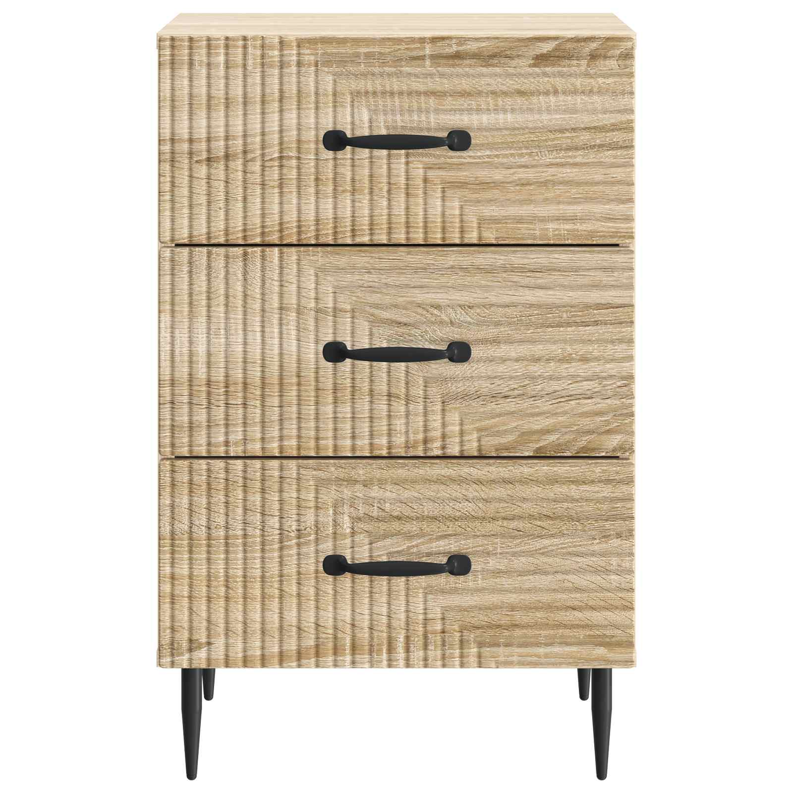 Nachtkastje Sonoma Eiken 43 x 41 x 66,5 cm Bewerkt hout