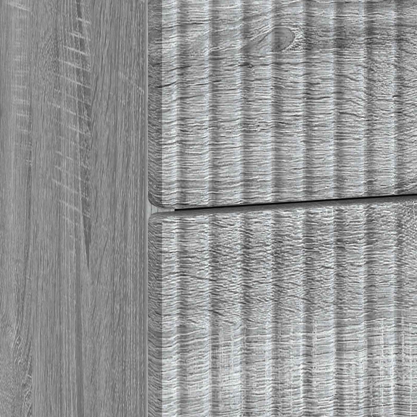 Nachtkastje Grijs sonoma 43 x 41 x 66,5 cm Bewerkt hout