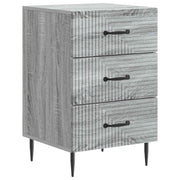 Nachtkastje 43x41x66,5 cm grijs sonoma bewerkt hout