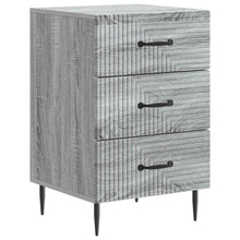 Nachtkastje Grijs sonoma 43 x 41 x 66,5 cm Bewerkt hout